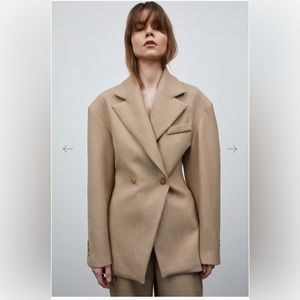 Source Unknown Double Breasted Cinched Blazer